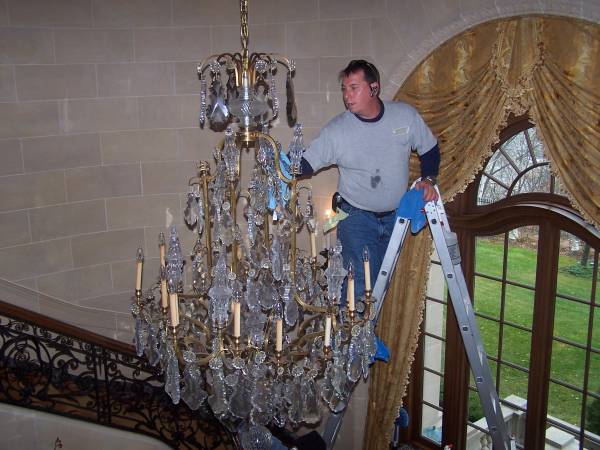 Chandelier Cleaning